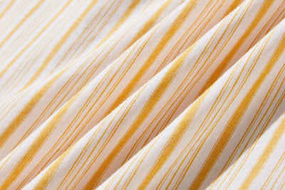 【春～秋まで着回し可】ゆとりシルエット ストライプ チュニックワンピース　250416-1