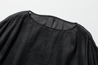 ふんわりエアリーポトップ プルオーバータイプ 麻100％　　250709