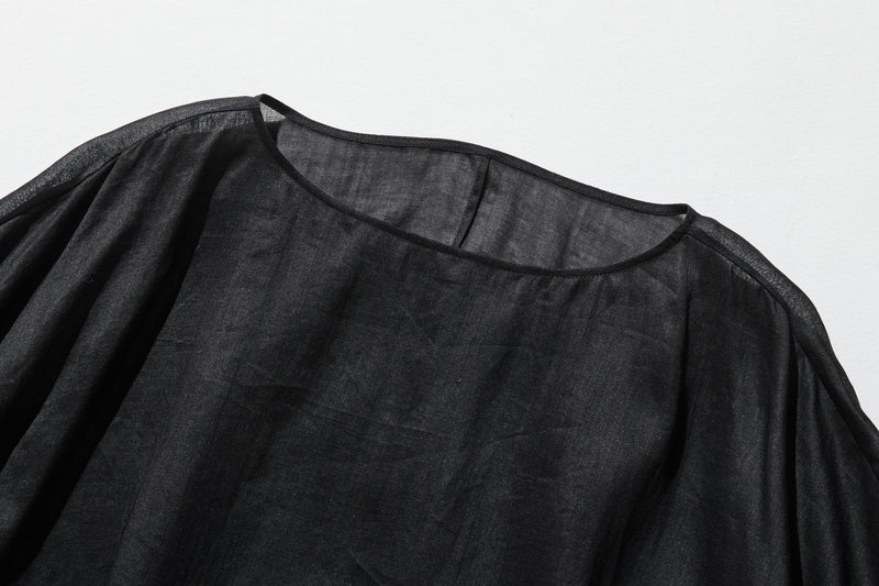 ふんわりエアリーポトップ プルオーバータイプ 麻100％　　250709