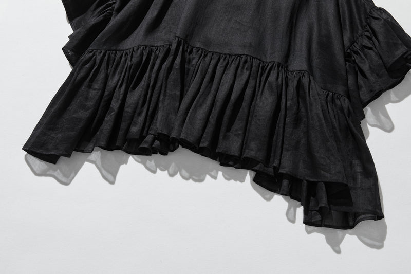 ふんわりエアリーポトップ プルオーバータイプ 麻100％　　250709