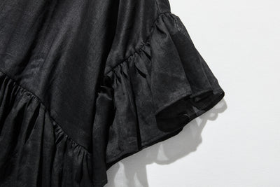 ふんわりエアリーポトップ プルオーバータイプ 麻100％　　250709