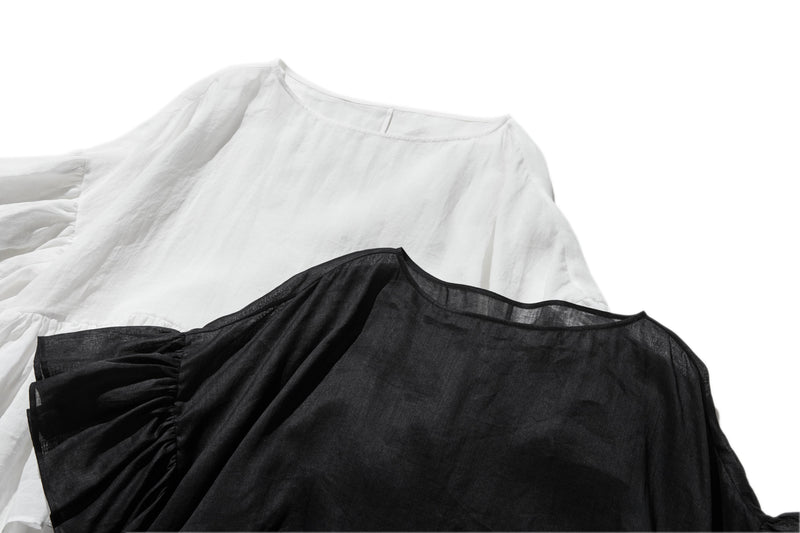 ふんわりエアリーポトップ プルオーバータイプ 麻100％　　250709