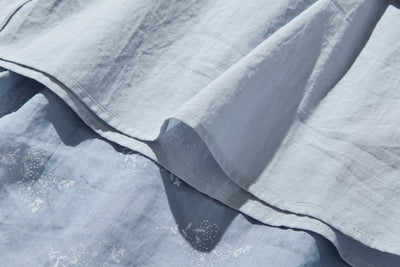 ナチュラルな大人可愛いを叶える 麻100% フラワーフレアスカート　ギャザースカート 　250706