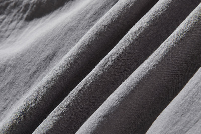 ナチュラルテイストの綿麻シャツブラウス 長袖ブラウス　250420