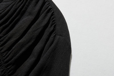 ナチュラルテイストの綿麻シャツブラウス 長袖ブラウス　250420