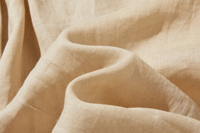 ふんわりAラインが可愛い！ 風通し良く夏らしい麻ブラウス ピンタック入りブラウス　　250422