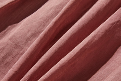 ふんわりAラインが可愛い！ 風通し良く夏らしい麻ブラウス ピンタック入りブラウス　　250422