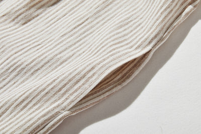 年中着回し可能　ストライプワンピース　コットンリネン 　チュニック 　 250417