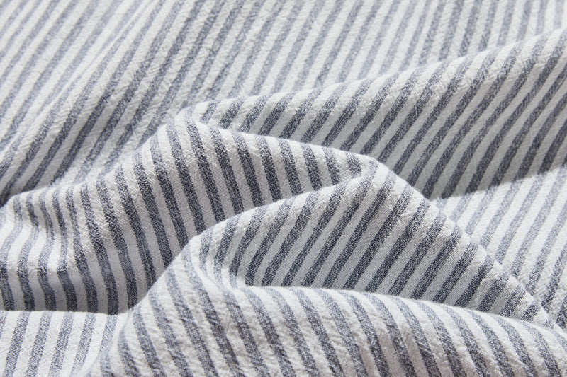 年中着回し可能　ストライプワンピース　コットンリネン 　チュニック 　 250417