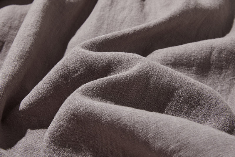 ふんわりアシンメトリー 麻100％カーディガン　長袖ブラウス　　250814