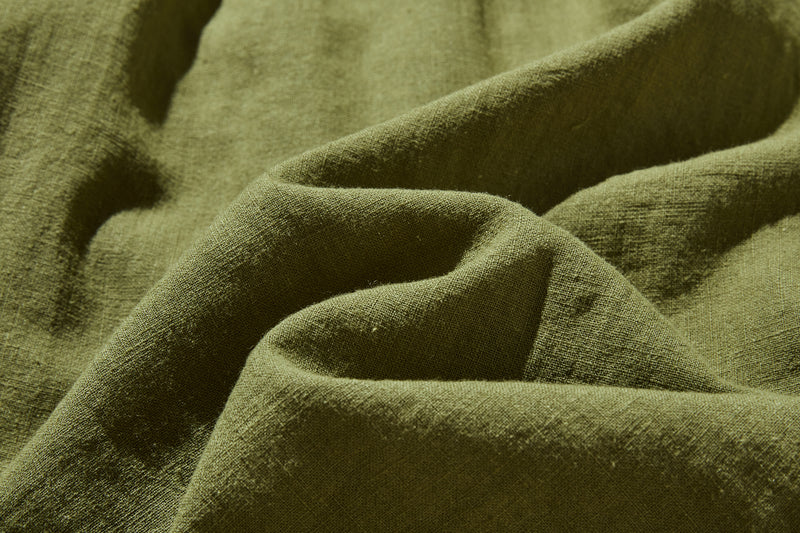 ふんわりアシンメトリー 麻100％カーディガン　長袖ブラウス　　250814