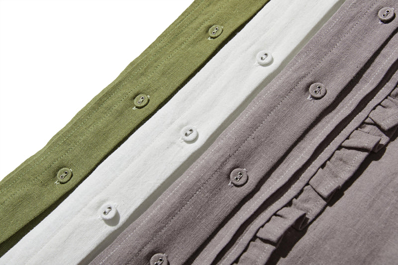 ふんわりアシンメトリー 麻100％カーディガン　長袖ブラウス　　250814