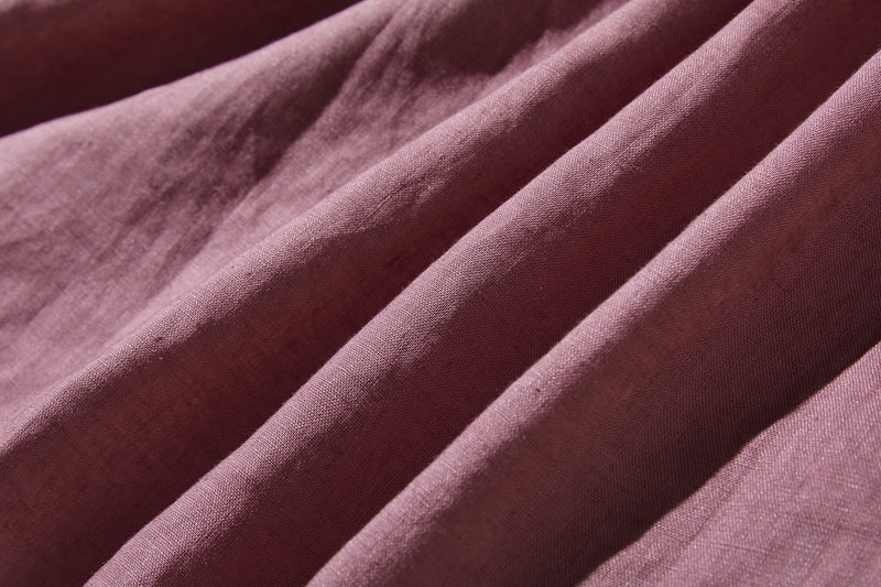 フリルデティールの立体裁断シャツ 　長袖　リネンシャツブラウス　　 250809