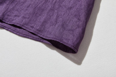 日常に彩りを添えるリネン シャツブラウス　長袖シャツ　リネン100％　　250813