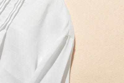 日常に彩りを添えるリネン シャツブラウス　長袖シャツ　リネン100％　　250813