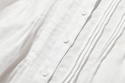 日常に彩りを添えるリネン シャツブラウス　長袖シャツ　リネン100％　　250813