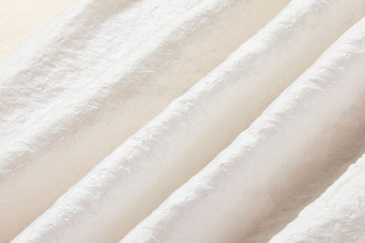 ナチュラルな涼感が魅力の7分袖ブラウス 幾何学ジャガードブラウス　 250505