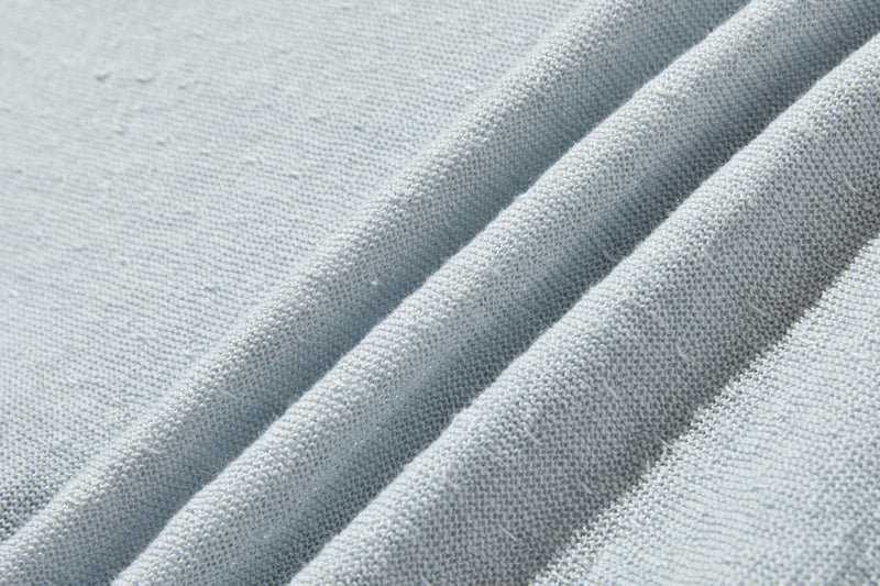 【特別価格】通年快適プルオーバー リネン100％　９分袖リネンニット　250508