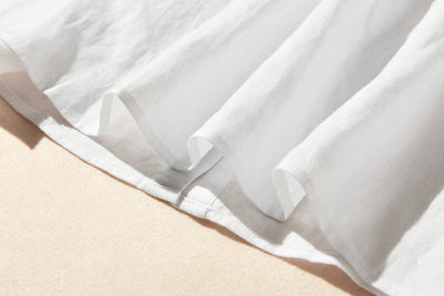 洗練された印象を叶える　大人のきれいめシャツブラウス 長袖ブラウス　リネン100％　250920