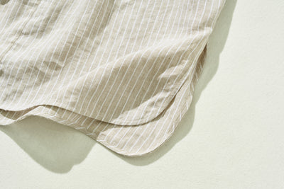 A sophisticated shirt dress made from 100% linen with long sleeves. Product code: 240904 