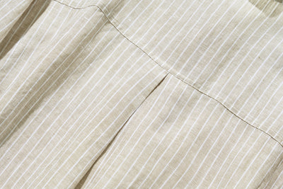 A sophisticated shirt dress made from 100% linen with long sleeves. Product code: 240904 