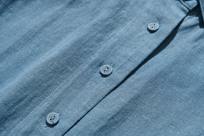 A sophisticated shirt dress made from 100% linen with long sleeves. Product code: 240904 