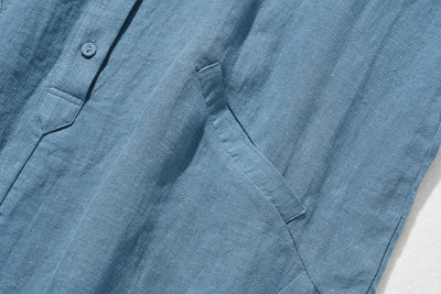 A sophisticated shirt dress made from 100% linen with long sleeves. Product code: 240904 