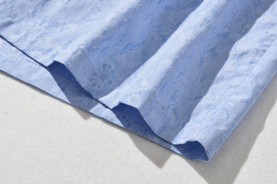 A tucked blouse that's not too sweet and can be enjoyed by mature women. Long-sleeved pullover cotton. 240903-1 