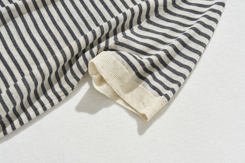 期間內10%折扣★經防紫外線加工，即使在盛夏也倍感舒適！條紋針織 夏季針織 240515