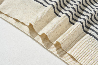 期間內10%折扣★經防紫外線加工，即使在盛夏也倍感舒適！條紋針織 夏季針織 240515