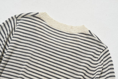 期間內10%折扣★經防紫外線加工，即使在盛夏也倍感舒適！條紋針織 夏季針織 240515