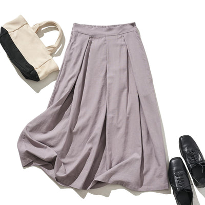 A beautiful skirt with a soft, flowing, and beautiful drape. Cotton linen skirt. Long skirt 210807