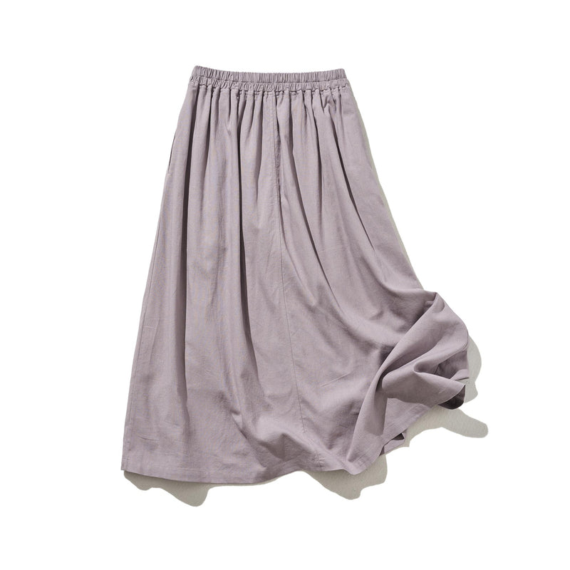 A beautiful skirt with a soft, flowing, and beautiful drape. Cotton linen skirt. Long skirt 210807
