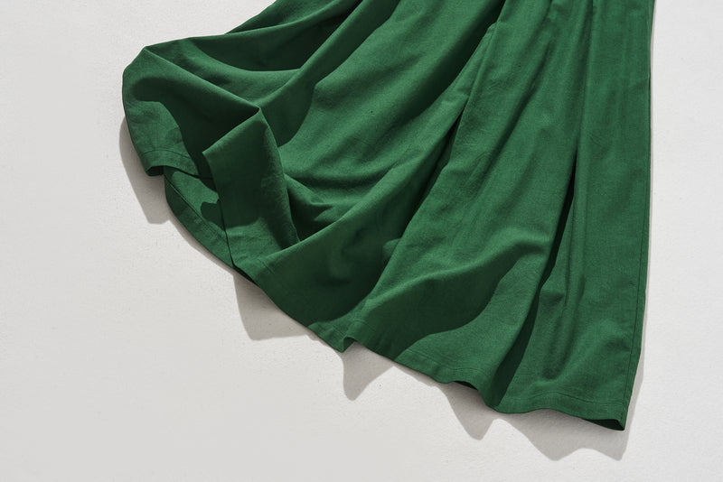 A beautiful skirt with a soft, flowing, and beautiful drape. Cotton linen skirt. Long skirt 210807