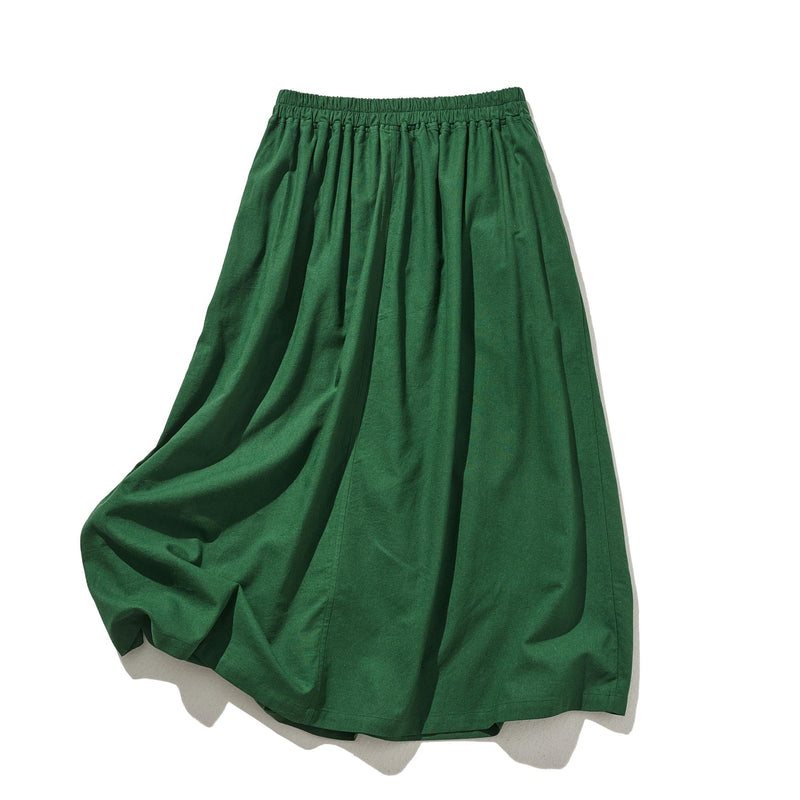 A beautiful skirt with a soft, flowing, and beautiful drape. Cotton linen skirt. Long skirt 210807