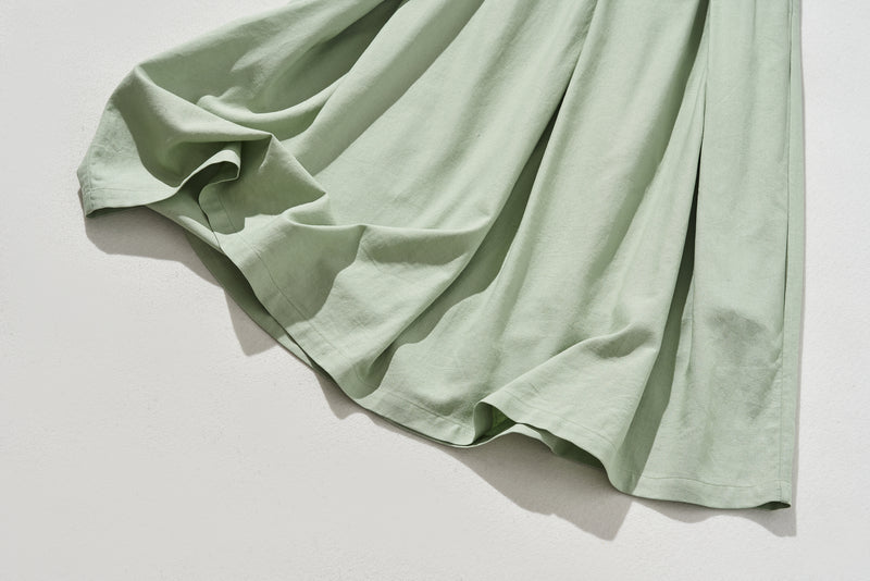 A beautiful skirt with a soft, flowing, and beautiful drape. Cotton linen skirt. Long skirt 210807