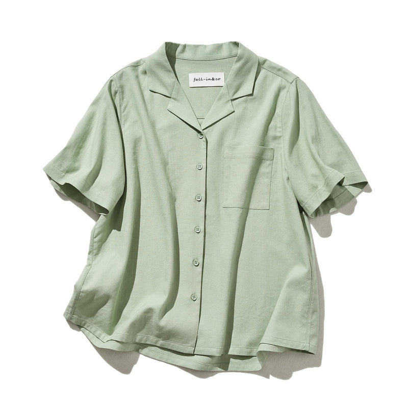 棉麻開領襯衫 220511，您想每天穿著這款舒適的單品。