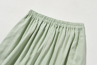 A beautiful skirt with a soft, flowing, and beautiful drape. Cotton linen skirt. Long skirt 210807