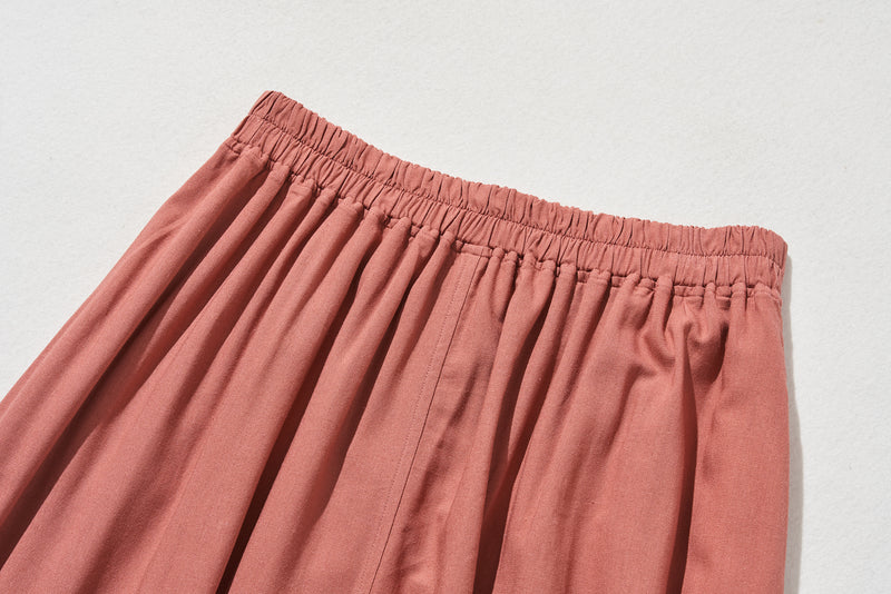 A beautiful skirt with a soft, flowing, and beautiful drape. Cotton linen skirt. Long skirt 210807