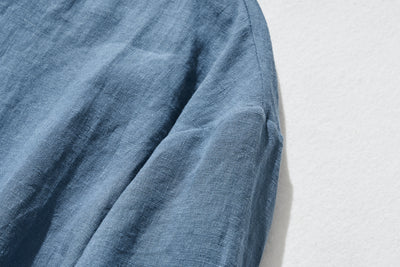 100% 亞麻無色開襟衫，可輕鬆融入您的日常服裝 230506