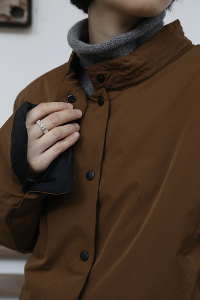 Lightweight and warm reversible down jacket/coat 251107