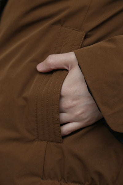 Lightweight and warm reversible down jacket/coat 251107