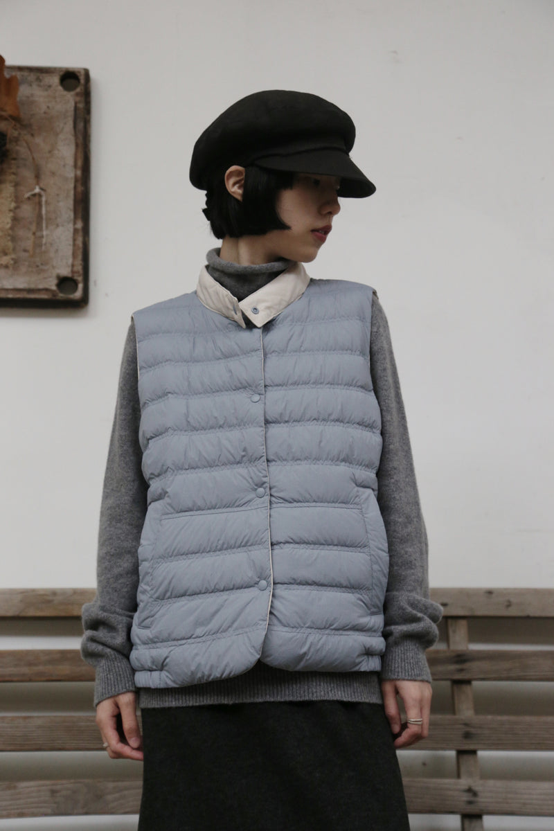 【両面着用できるダウンベスト】寒い季節の必須アイテム！秋冬ダウンベスト　　251109