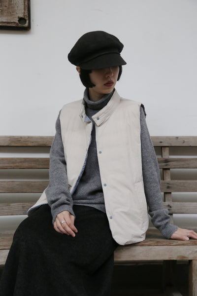 【両面着用できるダウンベスト】寒い季節の必須アイテム！秋冬ダウンベスト　　251109