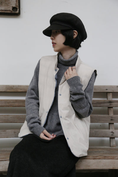 【両面着用できるダウンベスト】寒い季節の必須アイテム！秋冬ダウンベスト　　251109