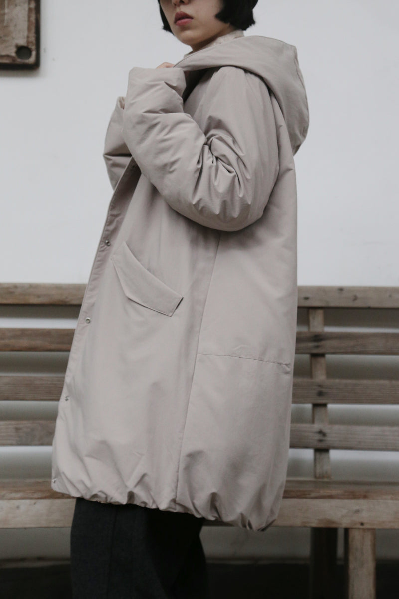 1枚で2つの魅力！ふんわりショールカラー　リバーシブルダウン　ダウンコート　 251108