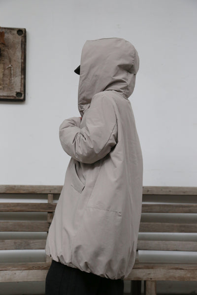 1枚で2つの魅力！ふんわりショールカラー　リバーシブルダウン　ダウンコート　 251108