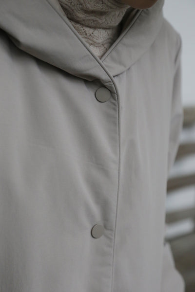 1枚で2つの魅力！ふんわりショールカラー　リバーシブルダウン　ダウンコート　 251108