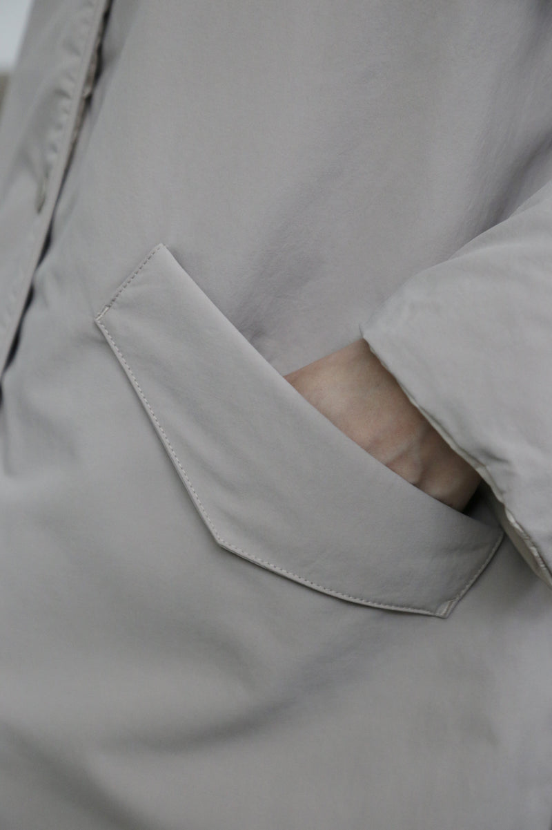 1枚で2つの魅力！ふんわりショールカラー　リバーシブルダウン　ダウンコート　 251108