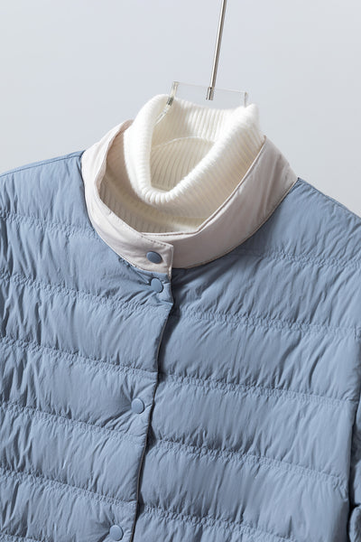 Lightweight and warm reversible down jacket/coat 251107